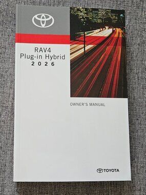 2026 TOYOTA RAV4 PLUG-IN HYBRID Owner's Manual OM42F96U 01999-42F96